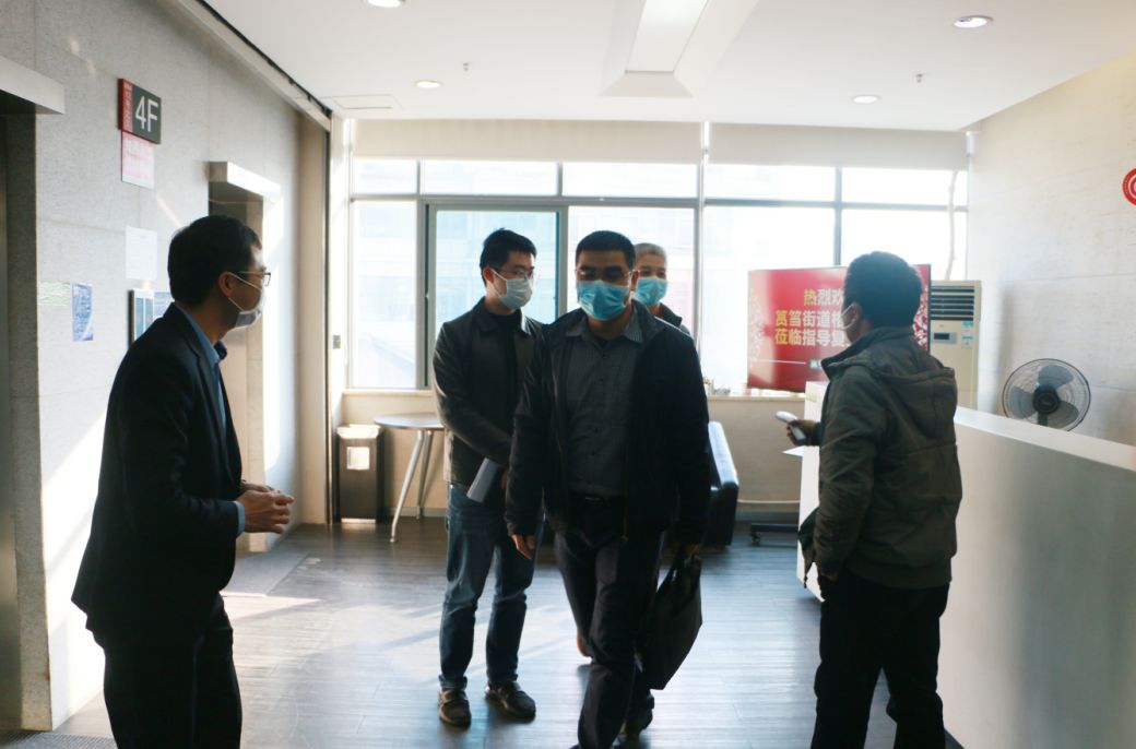 万众一心，携手抗疫 | 筼筜街道主任苏克一行莅临开元游戏指导复工情况